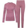 Viking Gasher Lady Set Merino dámska spodná bielizeň, ružová, S