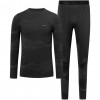 Viking Gasher Man Set Merino pánska spodná bielizeň, čierna, XL