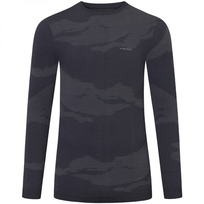 VIKING Gasher Man Set Merino pánske spodné prádlo, veľkosť L, tmavomodrá