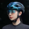 Rockbros LK-15 cyklistická prilba z karbónových vlákien veľkosť L (58-62cm), chameleónska modrá