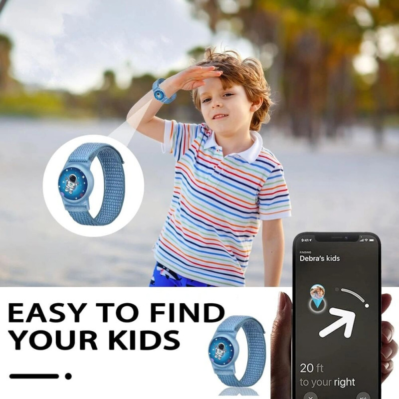 Tech-Protect Nylon For Kids remienok pre Apple AirTag 1 / 2, Astronaut