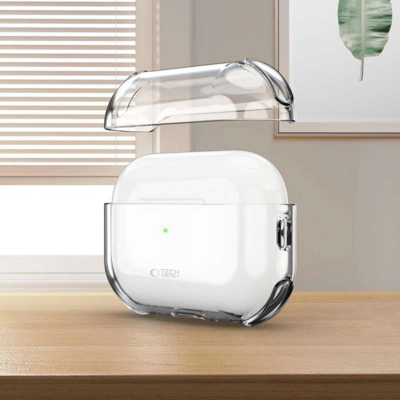Tech-Protect Puzdro Bounce pre Apple AirPods Pro 3, priehľadné