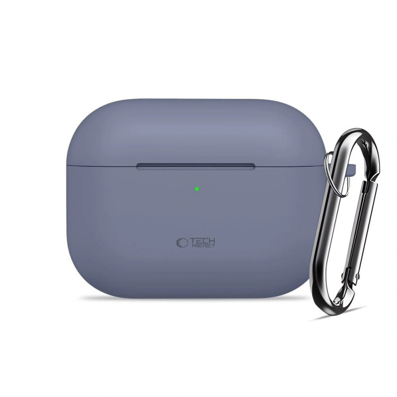 Tech-Protect Silikónové puzdro Hook pre Apple AirPods Pro 3, Baby Blue