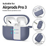 Tech-Protect Silikónové puzdro Hook pre Apple AirPods Pro 3, Baby Blue