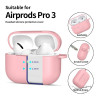 Tech-Protect Silikónové puzdro Hook Apple AirPods Pro 3 ružové