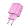 Tech-Protect NCA30 sieťová nabíjačka USB-A, USB-C PD 30W / QC3.0, baby pink