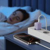 Nabíjačka do zásuvky Tech-Protect NCM25 USB-C PD 25W, Baby Purple