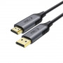 Kábel Tech-Protect UltraBoost DisplayPort / HDMI 2.0, 4K 60 Hz, 200 cm, čierny