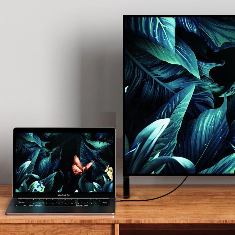 Kábel Tech-Protect UltraBoost DisplayPort / HDMI 2.0, 4K 60 Hz, 200 cm, čierny