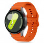 Tech-Protect Silikónový športový remienok pre Samsung Galaxy Watch 4/5/5 Pro/6/7/FE, oranžový