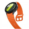 Tech-Protect Silikónový športový remienok pre Samsung Galaxy Watch 4/5/5 Pro/6/7/FE, oranžový