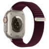 Remienok Tech-Protect NylonLoop pre Apple Watch 8 / 9 / 10 / 11 / 12 / SE (40 / 41 / 42 mm), Deep Burgundy