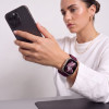 Remienok Tech-Protect NylonLoop pre Apple Watch 8 / 9 / 10 / 11 / 12 / SE (40 / 41 / 42 mm), Deep Burgundy