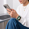 Tech-Protect Silikónový remienok pre Apple Watch 8 / 9 / 10 / 11 / 12 / SE (40 / 41 / 42 mm), pistáciový