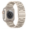 Tech-Protect Náramok z nehrdzavejúcej ocele Stainless pre Apple Watch 8 / 9 / 10 / 11 / 12 / SE / Ultra (44 / 45 / 46 / 49 mm), Starlight
