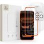 Tech-Protect Easy Set+ sada tvrdeného skla pre displej a objektív Apple iPhone 18 Pro, číra (3 ks)