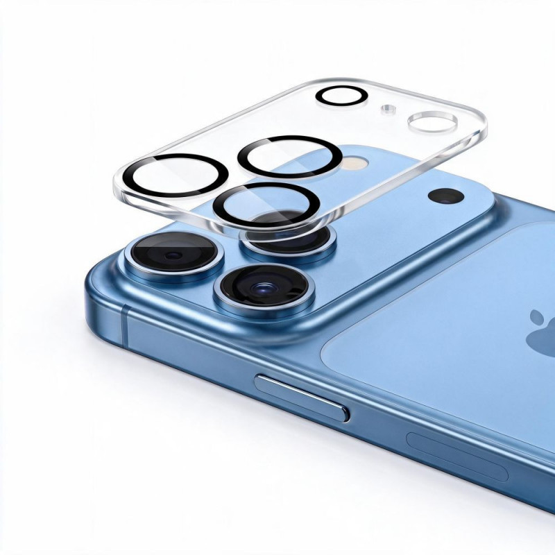 Tech-Protect Cam Fit+ kryt na fotoaparát pre Apple iPhone 18 Pro Max, priehľadný