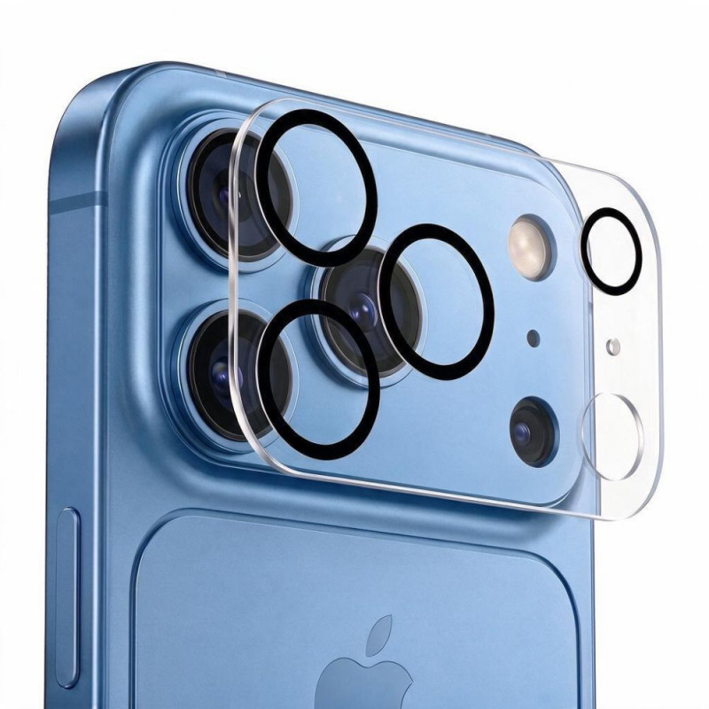 Tech-Protect Cam Fit+ kryt na fotoaparát pre Apple iPhone 18 Pro, číry