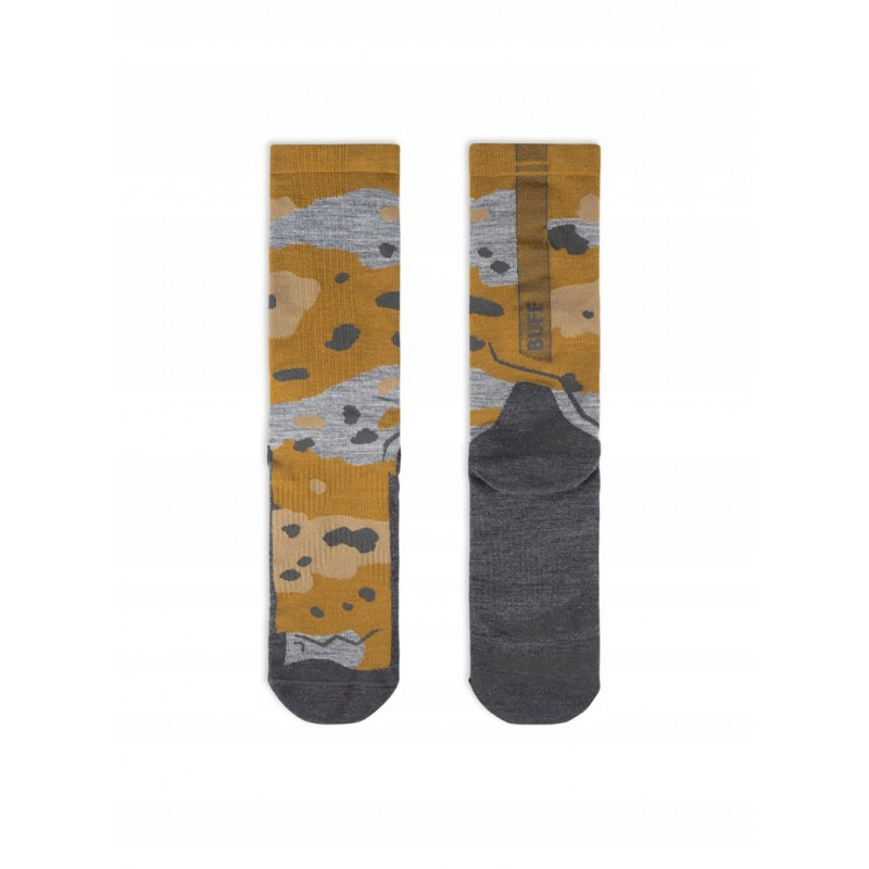Buff Merino ľahká posádková ponožka LWC2, Umber Khaki, L
