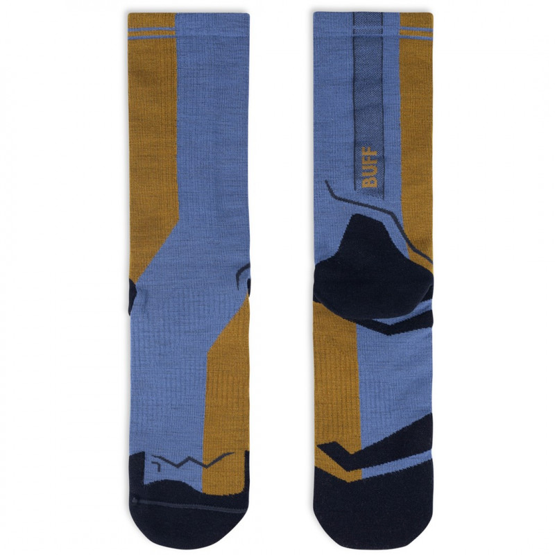 Buff Merino Lightweight Crew Sock LWC4, modrá, L