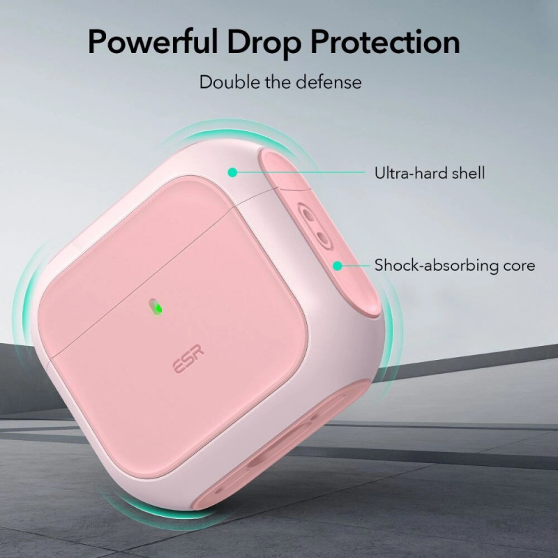 ESR Orbit HaloLock MagSafe puzdro pre Apple AirPods 4, ružové