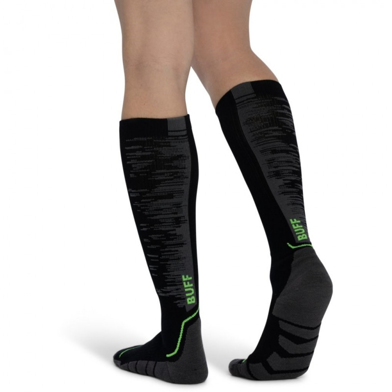 Buff Merino HW Over The Calf Socks HWO2 čierne L
