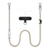 Tech-Protect C10S Rope crossbody a náramkový popruh, Desert Beige/Titanium