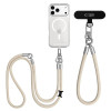 Tech-Protect C10S Rope crossbody a náramkový popruh, Desert Beige/Titanium