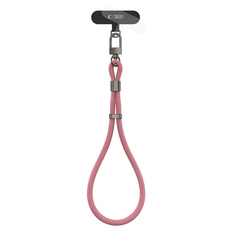 Tech-Protect C11S Rope pútko na zápästie, Dusty Rose