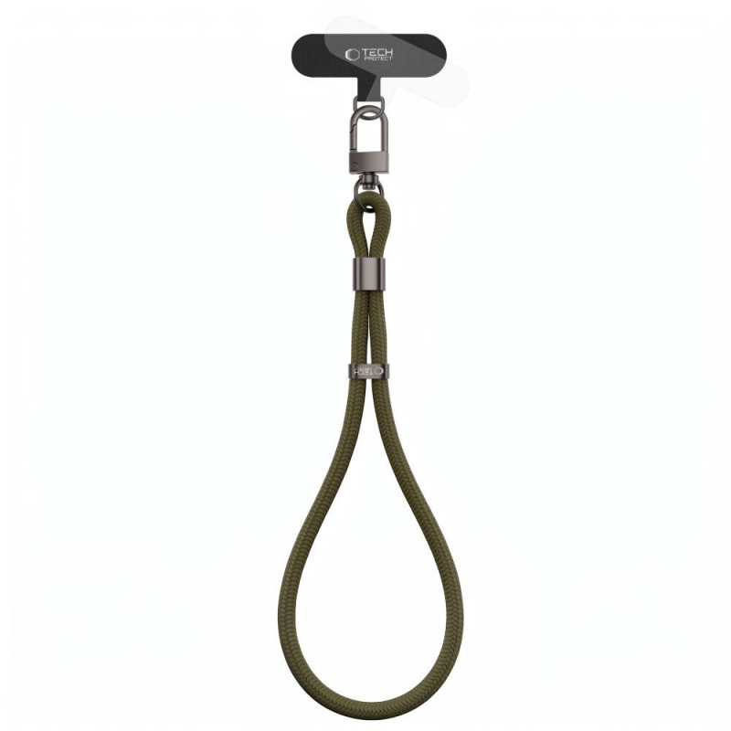 Tech-Protect C11S Rope pútko na zápästie, Nomad Khaki
