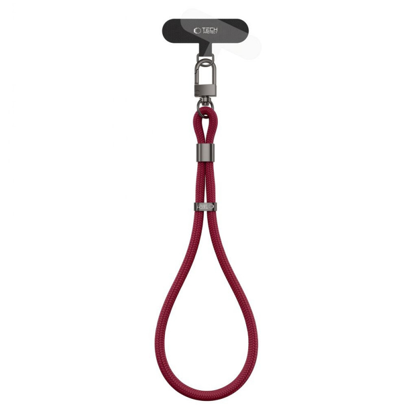 Tech-Protect C11S Rope pútko na zápästie, Burgundy Wine