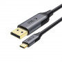 Kábel Tech-Protect UltraBoost USB-C na DisplayPort 1.4, 8K 60Hz, 180 cm, čierny