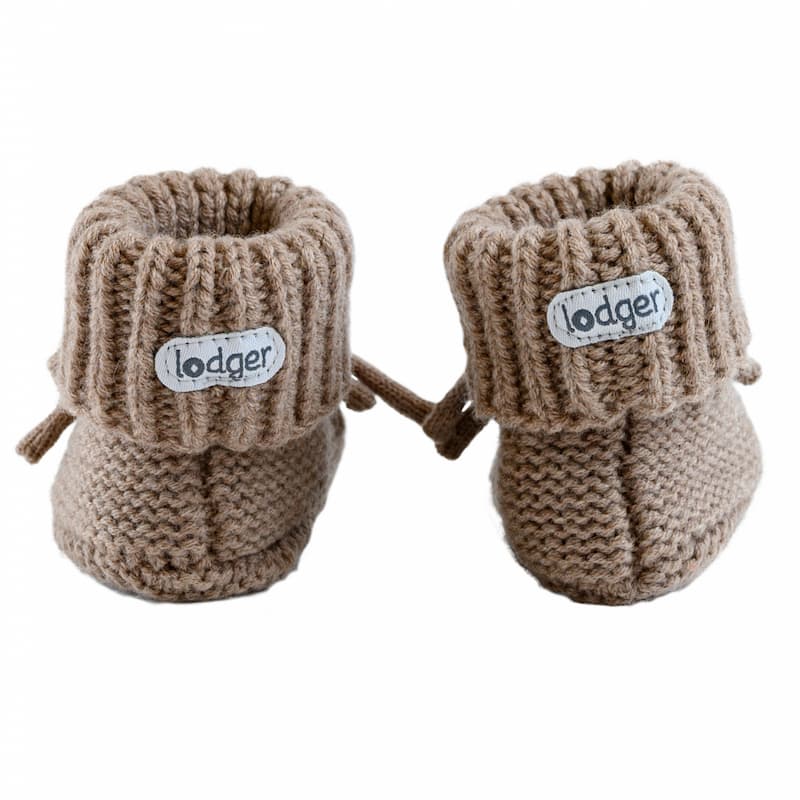 Papučky pre deti Lodger Slipper Folklore z merino vlny, Buffalo, 0-6 m (SLM 535_0-6)