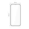 Tech-Protect Quick Set+ THP4500 tvrdené sklo na ochranu displeja pre Apple iPhone 17 Pro, čierne (2 ks)