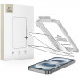 Tech-Protect Quick Set+ THP4498 Ochranné tvrdené sklo pre Apple iPhone 17, čierne (2 ks)