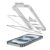 Tech-Protect Quick Set+ THP4498 Ochranné tvrdené sklo pre Apple iPhone 17, čierne (2 ks)