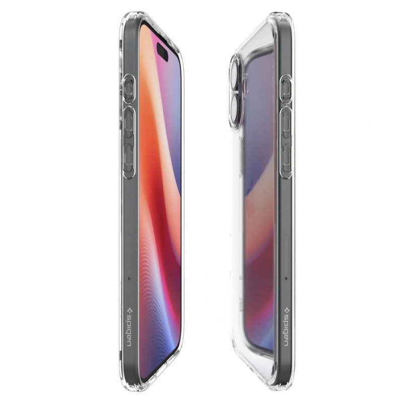 Spigen Ultra Hybrid puzdro pre Apple iPhone 16, Crystal Clear