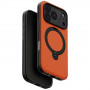 UNIQ Elix puzdro pre Apple iPhone 18 Pro / 17 Pro, 360° otočný stojan, oranžové