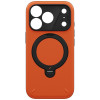 UNIQ Elix puzdro pre Apple iPhone 18 Pro / 17 Pro, 360° otočný stojan, oranžové