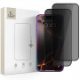 Tech-Protect Glass Spy+ THP4509 súkromné tvrdené sklo pre Apple iPhone 16 Pro / 17 / 17 Pro (2 ks)