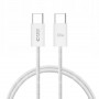 Kábel Tech-Protect Ultraboost Classic USB-C / USB-C PD, 60W, 3A, 100 cm, biely