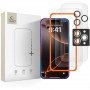 Tech-Protect Easy Set+ sada tvrdeného skla na displej pre Apple iPhone 16 Pro Max / 17 Pro Max, priehľadná (2+1 ks)