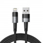 Kábel Tech-Protect UltraBoost USB-A/Lightning 12W 2.4A 200 cm, sivý
