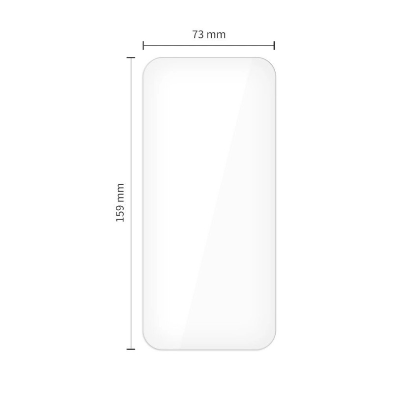 Tech-Protect Glass Fit+ THP4496 tvrdené ochranné sklo obrazovky pre Apple iPhone 16 Pro Max / 17 Pro Max / 18 Pro Max, priehľadné (2 ks)
