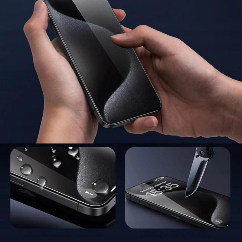 Tech-Protect Glass Fit+ THP4496 tvrdené ochranné sklo obrazovky pre Apple iPhone 16 Pro Max / 17 Pro Max / 18 Pro Max, priehľadné (2 ks)