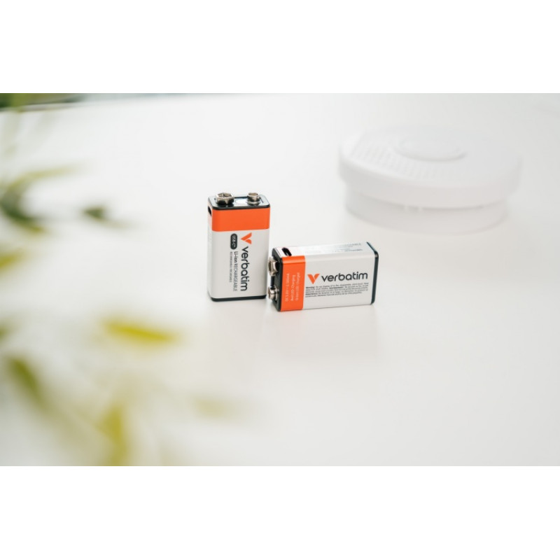 Verbatim 30251 nabíjacia batéria USB-C Li-ion 9V 335 mAh (1 ks)