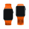 Silikónový remienok na hodinky 3mk pre Apple Watch 38/40/41 mm, oranžový