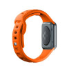 Silikónový remienok na hodinky 3mk pre Apple Watch 38/40/41 mm, oranžový