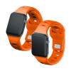 Silikónový remienok na hodinky 3mk pre Apple Watch 38/40/41 mm, oranžový