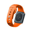 Silikónový remienok na hodinky 3mk pre Apple Watch 38/40/41 mm, oranžový